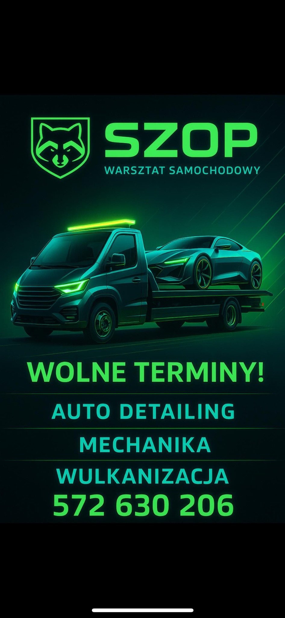 SZOP – laweta i detailing